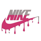 Nike Pink and Grey - Embroidery Design - FineryEmbroidery